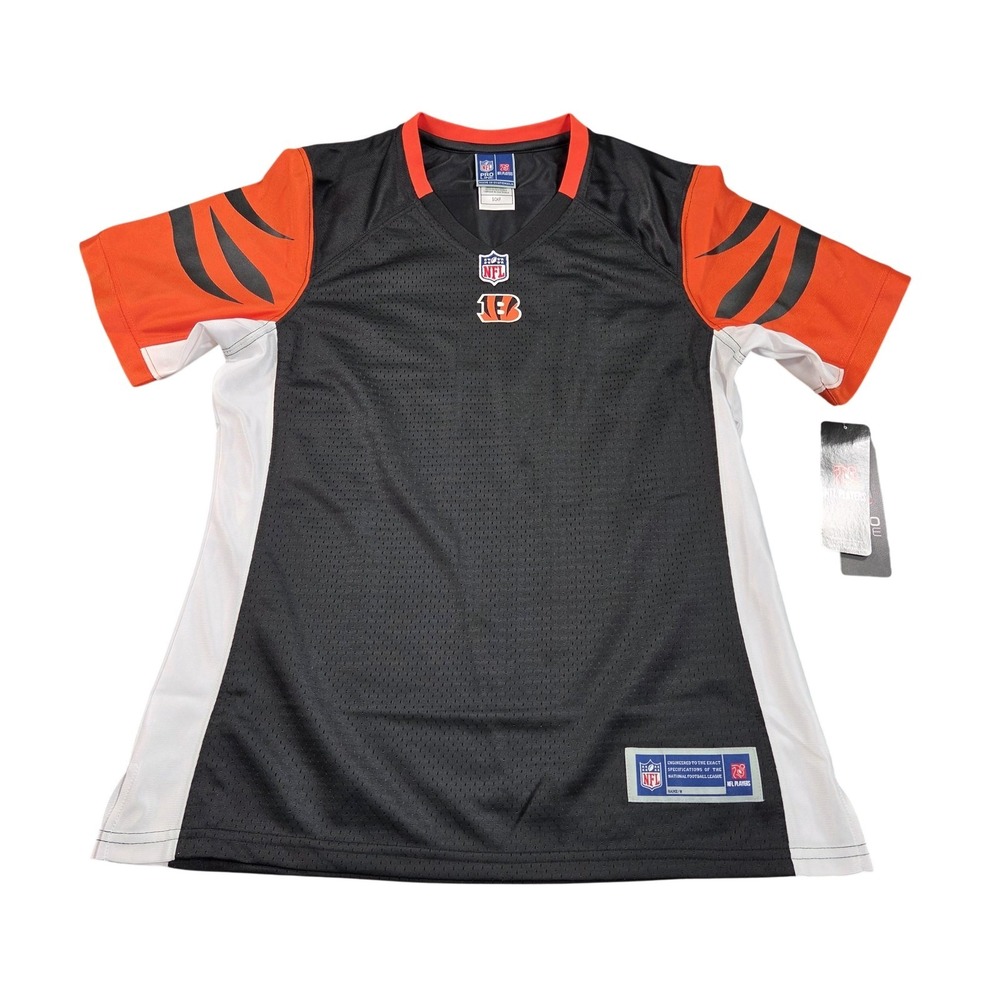 Cincinnati Bengals Jersey Womens Small Black NFL Football NFL Pro Line Blank